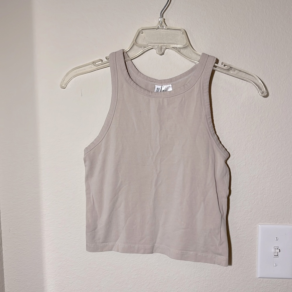 Tan Crop Top